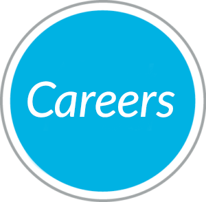 Round blue navigational button to Careers