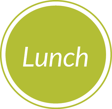 Lunch green circle graphic