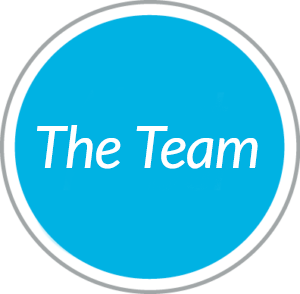 Round blue navigational  button to The Team