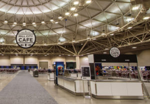 Mill City Cafe booths inside the Minneapolis Convention Center