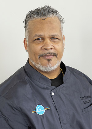 Tim Monteto, sous chef at Kelber Catering