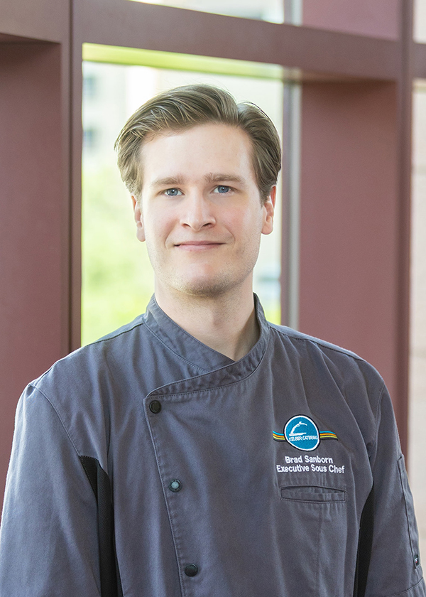 Brad Sanborn, executive sous chef at Kelber Catering