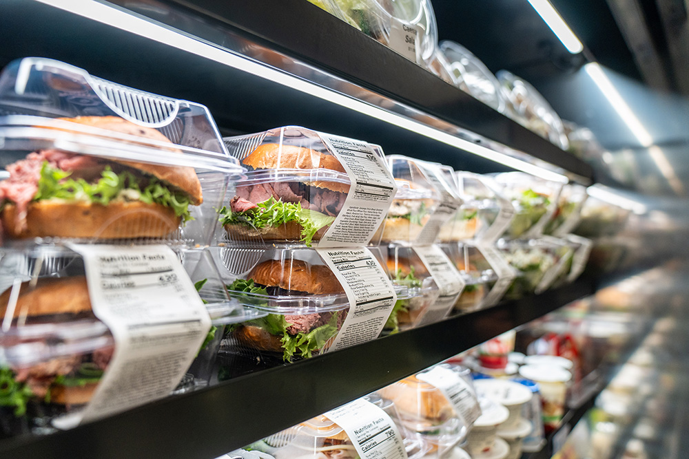 Mill-City-Market-sandwiches Mill City Market shelves with premade sandwiches
