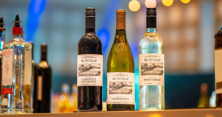 Mill City cellars wine bottle for Wine Bar Menu